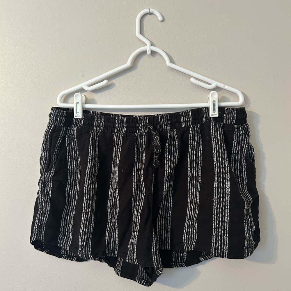 Target Black and White Striped Women's Cargo Shorts
